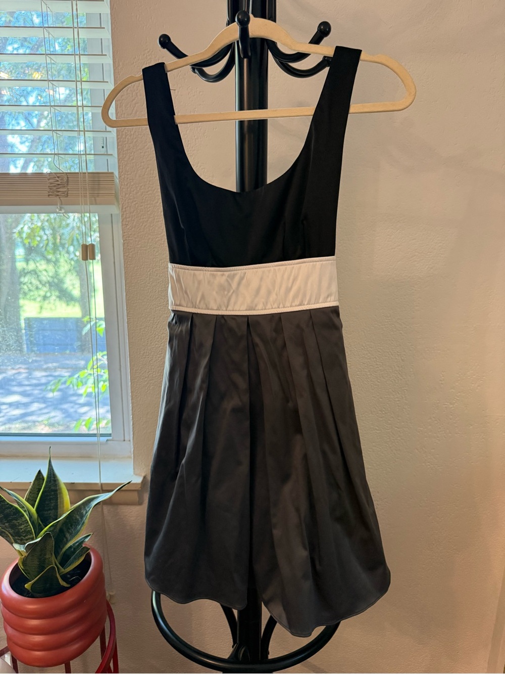 Vintage City Triangles Y2K Dress Sz 3 Satin Bow Tulle Cocktail Formal